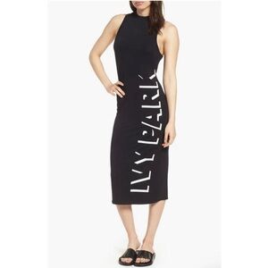 IVY PARK Shadow Logo‎ Dress Black Size S